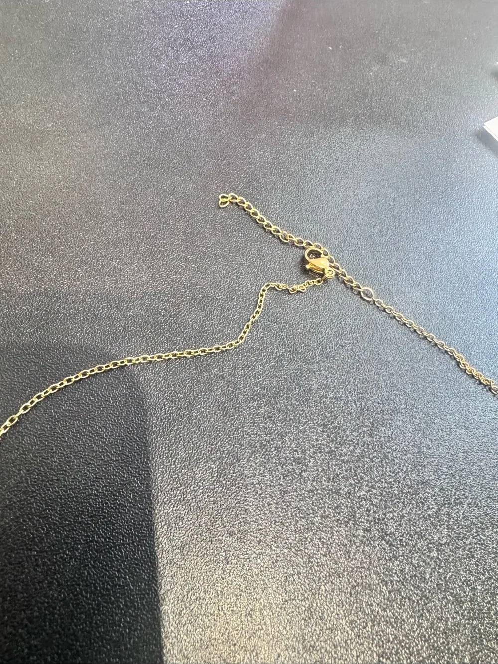 Charleston SC script gold plate chain necklace new